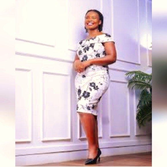 FINAL BLOW OUT! Womens Calvin Klein off shoulder dress - Picture 6 of 13